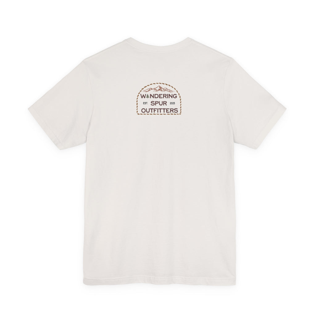 Cowgirl Western Tee - Graphic Unisex Jersey Shirt - Adventure Vibes - Perfect for Outdoor Lovers, Gifts, Casual Wear, Eco-friendly Fashion