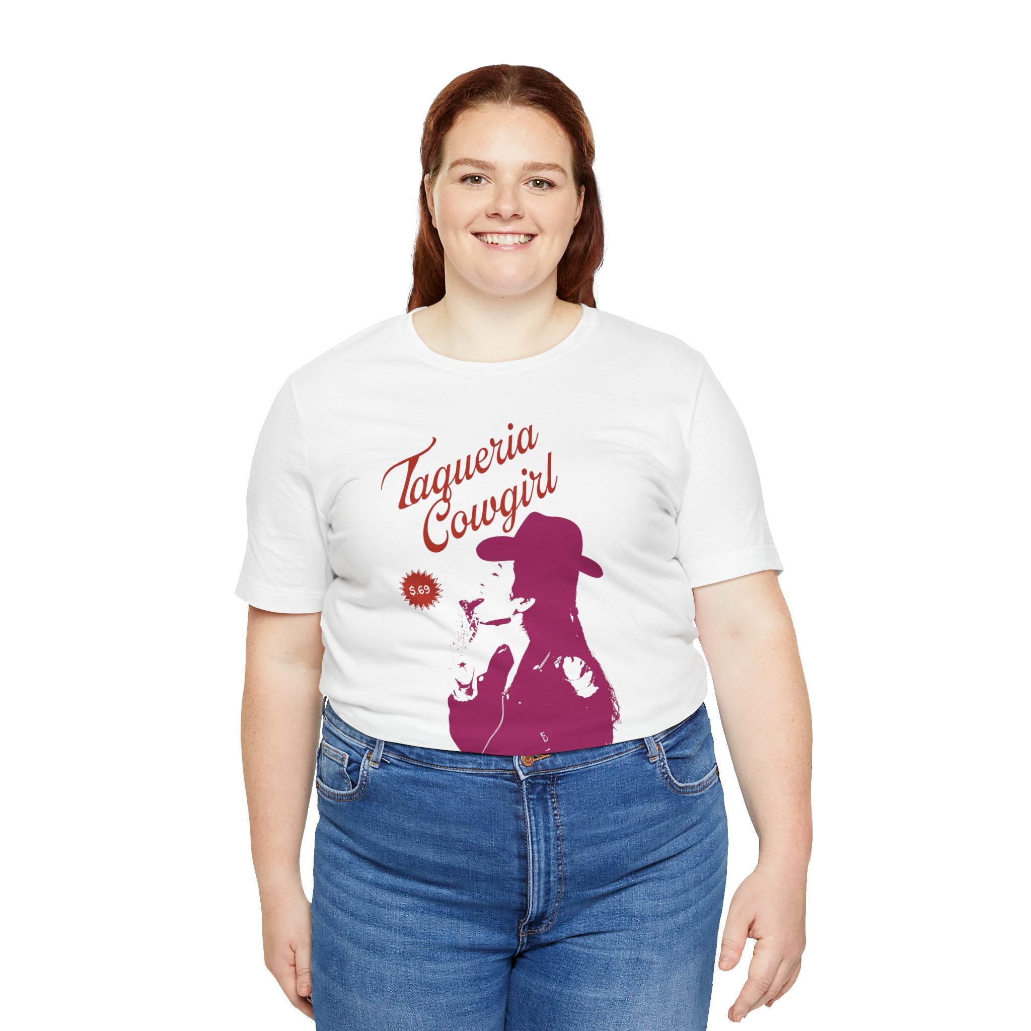 Taqueria Cowgirl Unisex Tee | Fun Foodie Shirt, Casual Wear, Gift for Food Lovers, Western Style T-Shirt, Unique Taco Tee