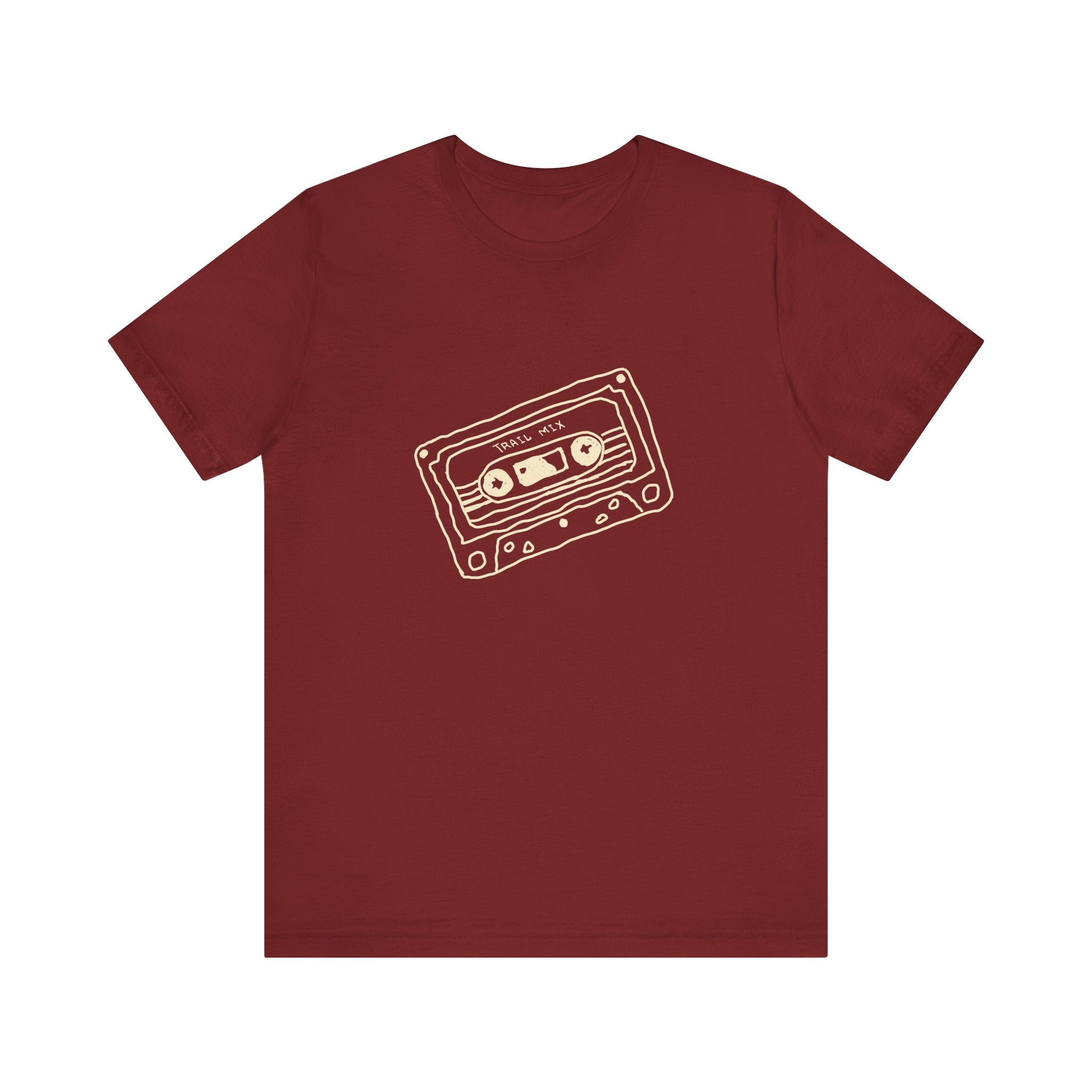 Trail Mix Retro Cassette Tee for Adventure Lovers, Vintage Music Shirt, Unisex Graphic Tee, Casual Wear T-Shirt, Nostalgic Apparel