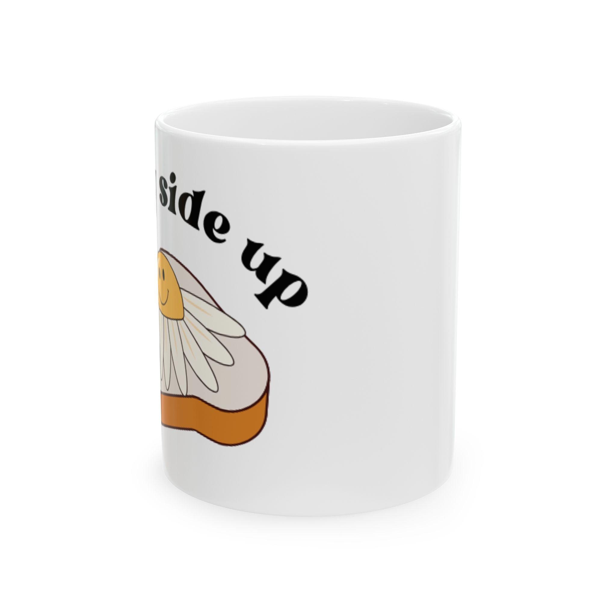 Cheerful Breakfast Ceramic Mug - Perfect Gift for Food Lovers, Cute Kitchen Decor, Morning Coffee Mug, Fun Gift for Brunch Lovers