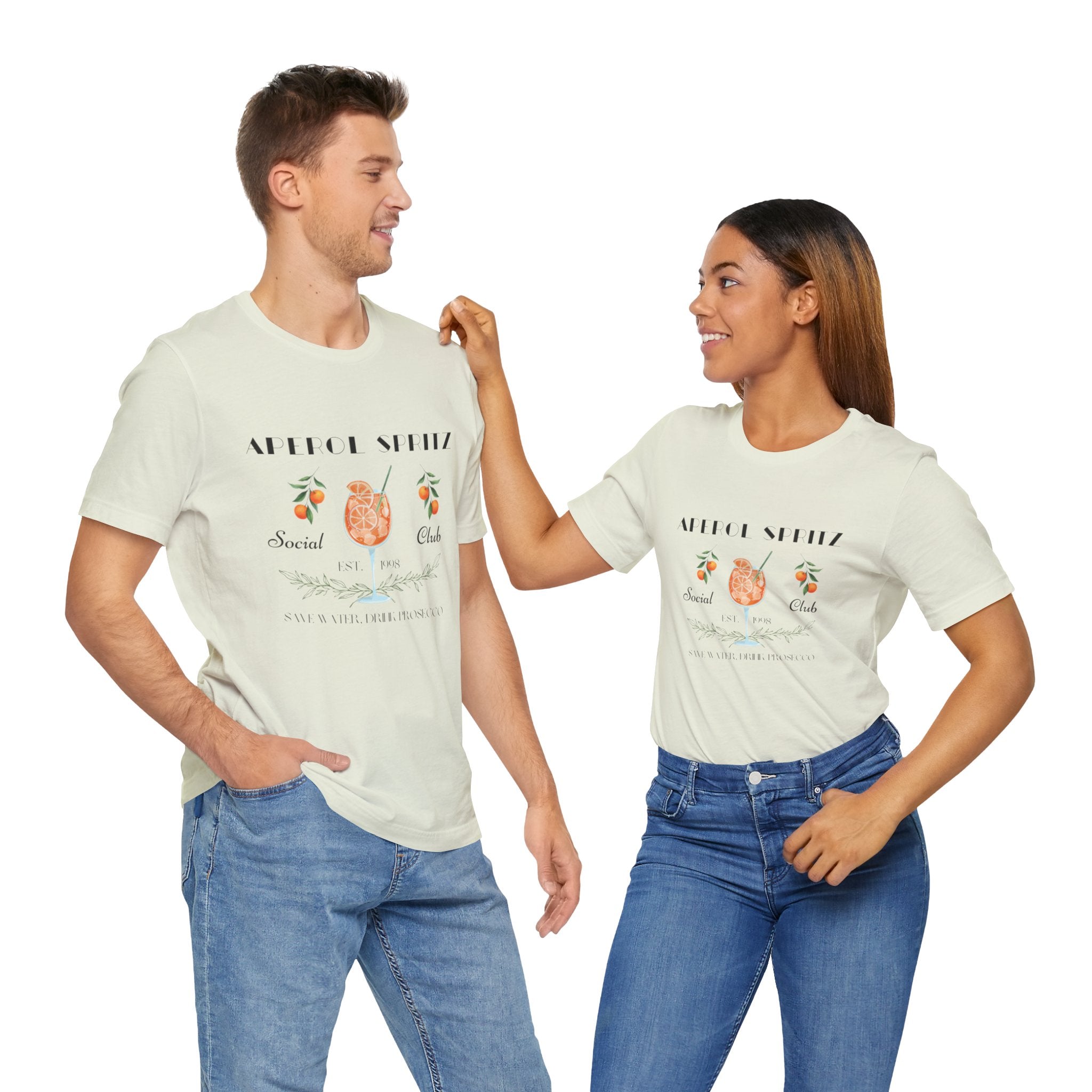 Vintage Style Graphic Aperol Spritz T-Shirt, Perfect for Casual Outings, Gift for Friends, Summer Essential, Unisex Tee with Fun Design