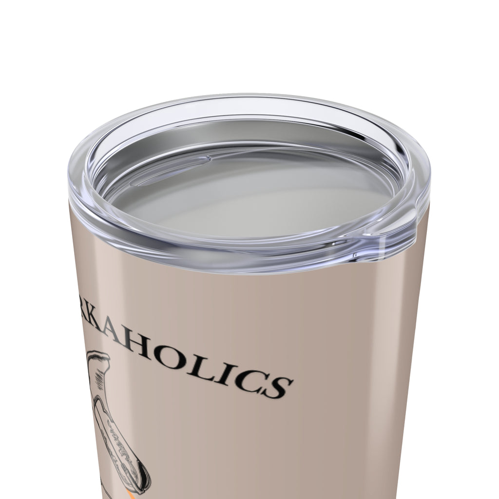 Workaholics Social Club 20oz Travel Tumbler with Vintage Design | Coffee Cup, Tea Mug, Gift for Travelers