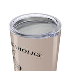 Workaholics Social Club 20oz Travel Tumbler with Vintage Design | Coffee Cup, Tea Mug, Gift for Travelers