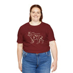 Here Kitty Kitty Unisex Tee, Bobcat T-Shirt, Funny Nature Tee, Gift for Wildlife Lovers, Cute Cat Apparel