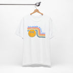 Smiley Water Quote Tee - Casual Summer Shirt, Gift for Friends, Fun Graphic Tee, Festival Wear, Hot Summer Vibes