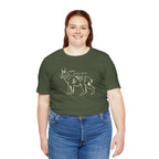 Here Kitty Kitty Unisex Tee, Bobcat T-Shirt, Funny Nature Tee, Gift for Wildlife Lovers, Cute Cat Apparel