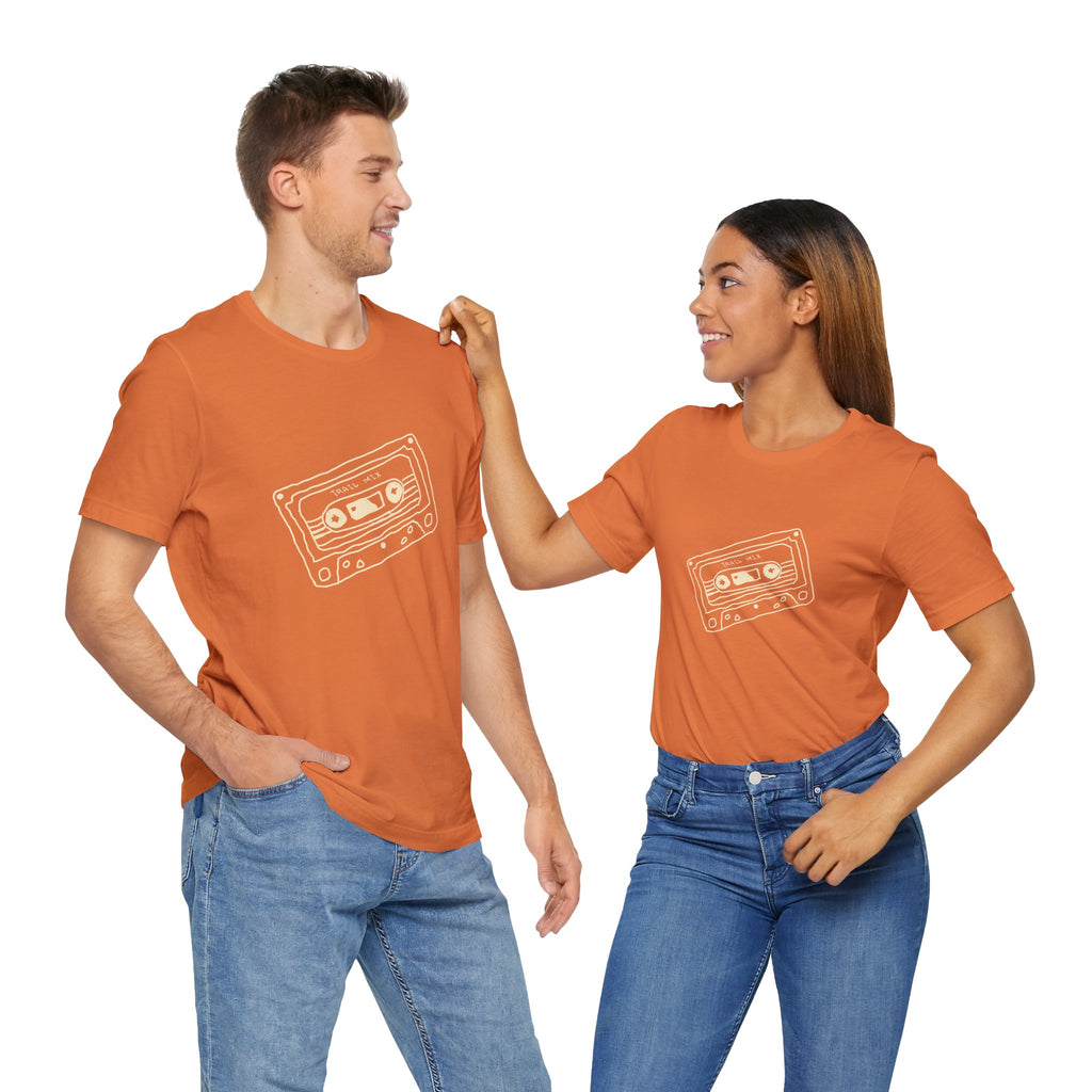 Trail Mix Retro Cassette Tee for Adventure Lovers, Vintage Music Shirt, Unisex Graphic Tee, Casual Wear T-Shirt, Nostalgic Apparel