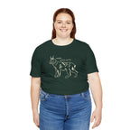 Here Kitty Kitty Unisex Tee, Bobcat T-Shirt, Funny Nature Tee, Gift for Wildlife Lovers, Cute Cat Apparel