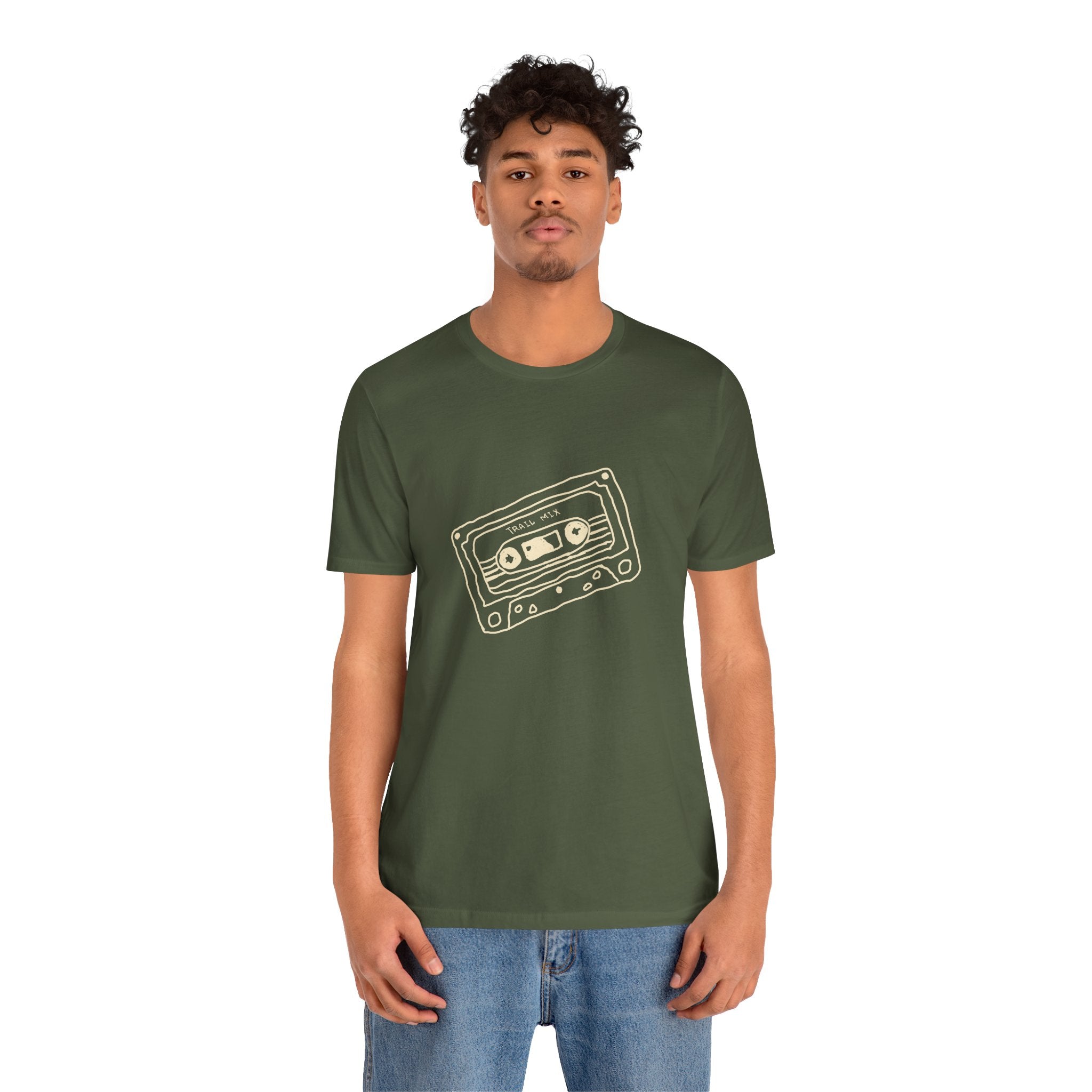 Trail Mix Retro Cassette Tee for Adventure Lovers, Vintage Music Shirt, Unisex Graphic Tee, Casual Wear T-Shirt, Nostalgic Apparel