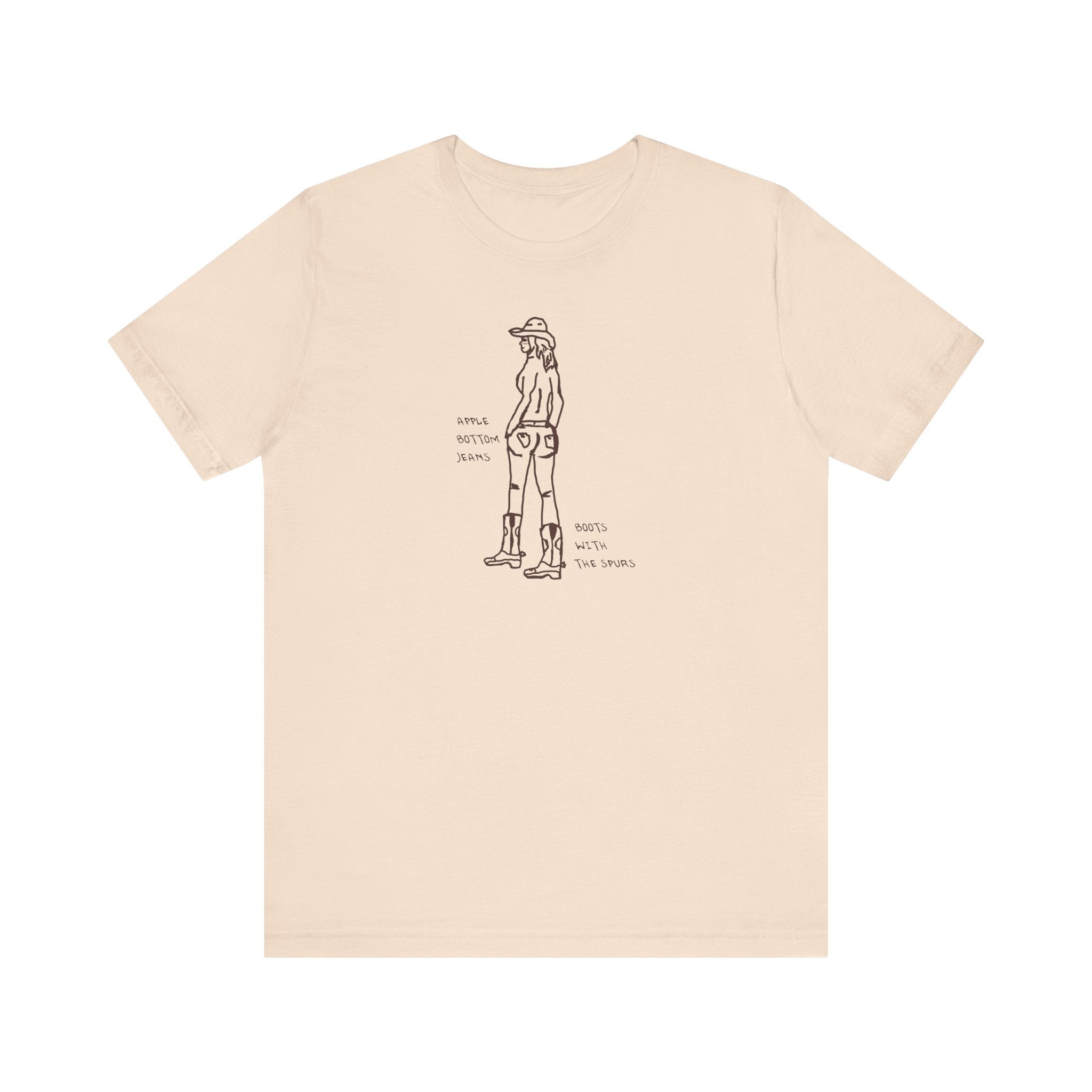 Cowgirl Western Tee - Graphic Unisex Jersey Shirt - Adventure Vibes - Perfect for Outdoor Lovers, Gifts, Casual Wear, Eco-friendly Fashion