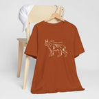 Here Kitty Kitty Unisex Tee, Bobcat T-Shirt, Funny Nature Tee, Gift for Wildlife Lovers, Cute Cat Apparel