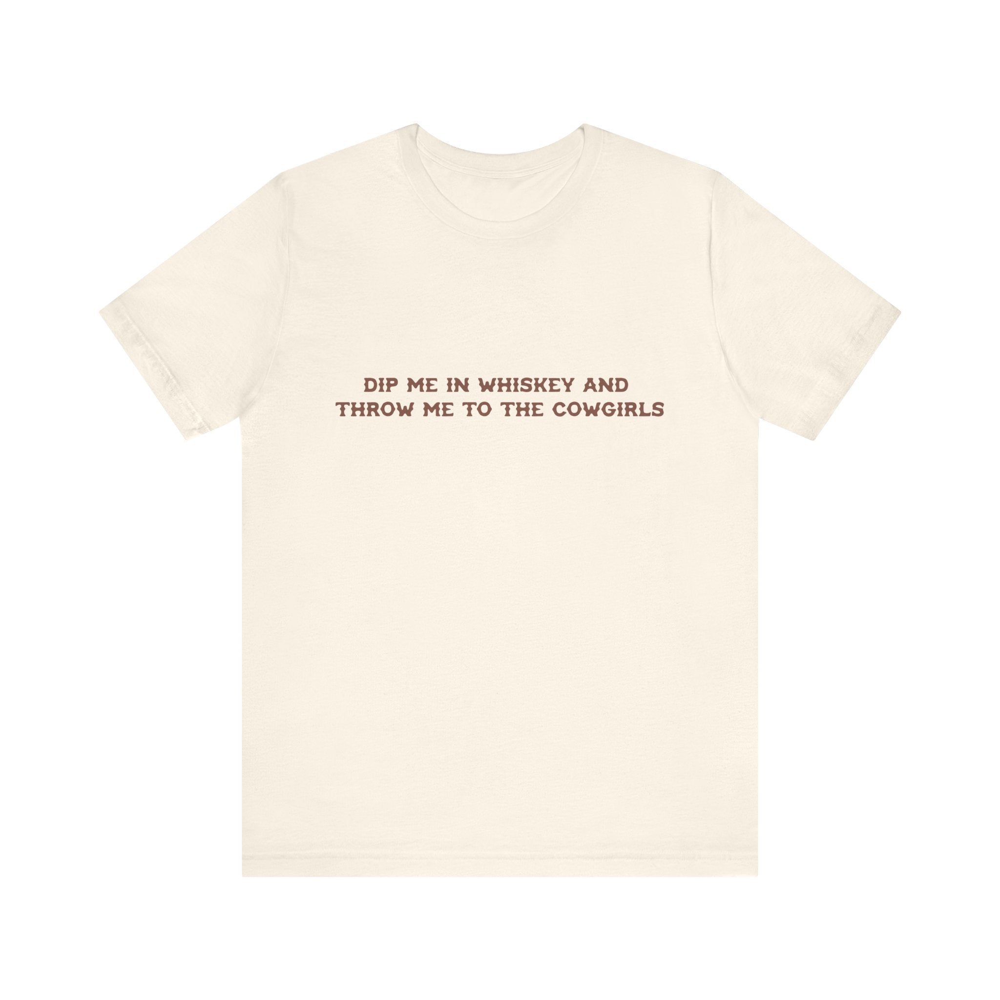 Whiskey Lover's Unisex Tee - Perfect Gift for LGBT Cowgirls, Funny Shirt for Parties, Casual Wear, Country Vibe