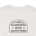 Wandering Spur Outfitters Tee, Adventure Shirt, Travel Apparel, Nature Lover T-Shirt, Gift for Outdoor Enthusiasts, Unique Graphic Tee