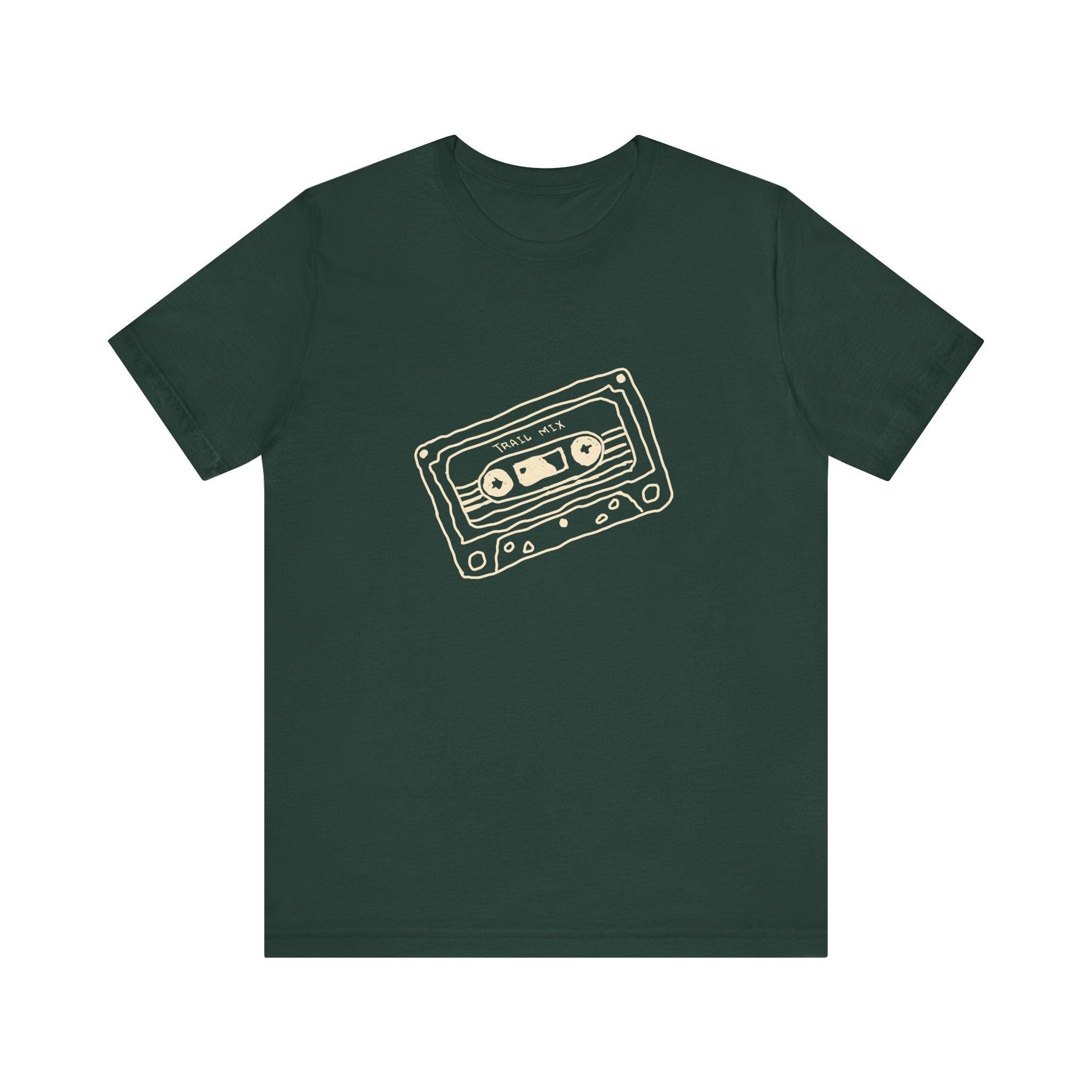 Trail Mix Retro Cassette Tee for Adventure Lovers, Vintage Music Shirt, Unisex Graphic Tee, Casual Wear T-Shirt, Nostalgic Apparel