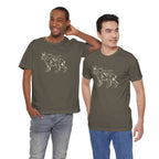 Here Kitty Kitty Unisex Tee, Bobcat T-Shirt, Funny Nature Tee, Gift for Wildlife Lovers, Cute Cat Apparel