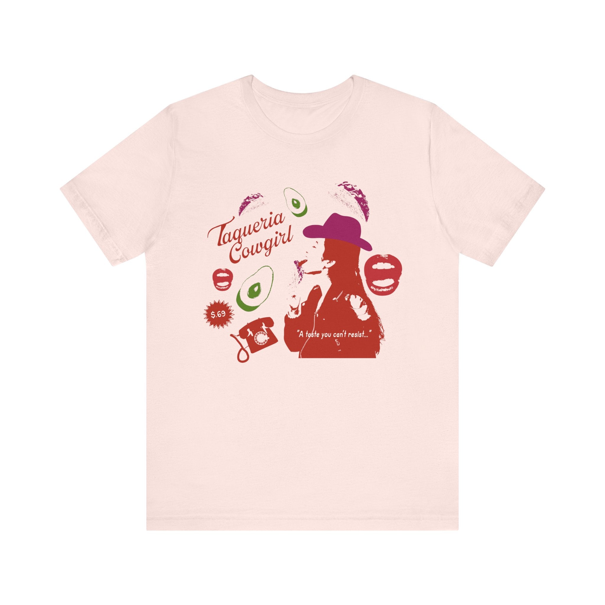 Taqueria Cowgirl Unisex Tee | Fun Foodie Shirt, Casual Wear, Gift for Food Lovers, Western Style T-Shirt, Unique Taco Tee