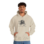 Opossum Graphic Hoodie, Unisex Sweatshirt for Animal Lovers, Cozy Pullover with Fun Text