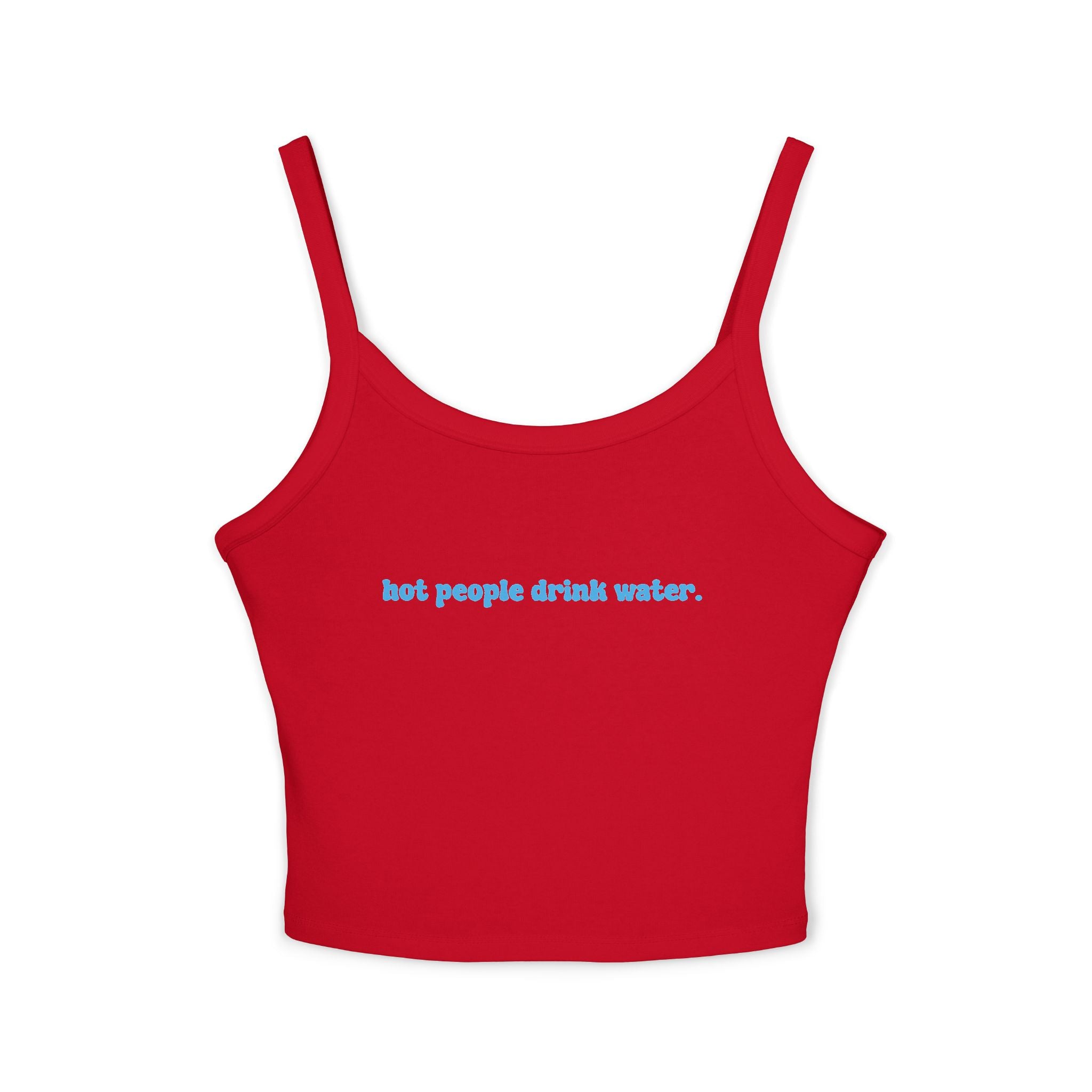 Trendy Women's Tank Top - "Hot People Drink Water" - Casual Wear, Summer Fashion, Gift for Friends, Fitness Apparel, Beach Top