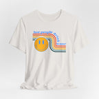 Smiley Water Quote Tee - Casual Summer Shirt, Gift for Friends, Fun Graphic Tee, Festival Wear, Hot Summer Vibes