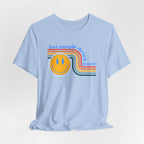 Smiley Water Quote Tee - Casual Summer Shirt, Gift for Friends, Fun Graphic Tee, Festival Wear, Hot Summer Vibes