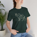 Here Kitty Kitty Unisex Tee, Bobcat T-Shirt, Funny Nature Tee, Gift for Wildlife Lovers, Cute Cat Apparel