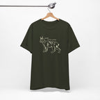 Here Kitty Kitty Unisex Tee, Bobcat T-Shirt, Funny Nature Tee, Gift for Wildlife Lovers, Cute Cat Apparel