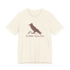Western Yippee Caw Yay Bird Tee - Unisex Jersey Shirt, Nature Lover Gift, Casual Outfit, Birdwatching Apparel