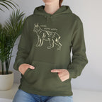 Cozy Wildlife Hoodie, Animal Lover Gift, Fun Sweatshirt, Funny Illustration, Perfect for Cold Days, Present for Friends