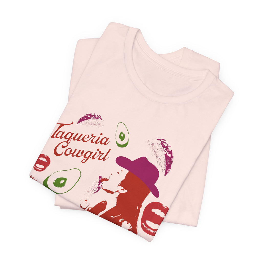 Taqueria Cowgirl Unisex Tee | Fun Foodie Shirt, Casual Wear, Gift for Food Lovers, Western Style T-Shirt, Unique Taco Tee
