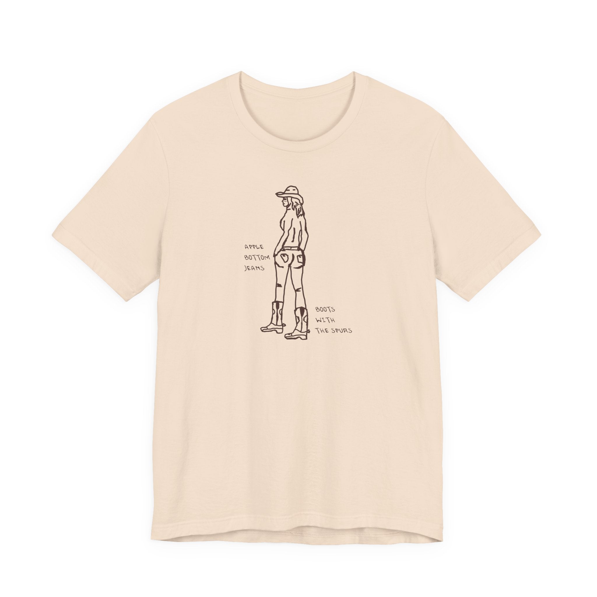 Cowgirl Western Tee - Graphic Unisex Jersey Shirt - Adventure Vibes - Perfect for Outdoor Lovers, Gifts, Casual Wear, Eco-friendly Fashion